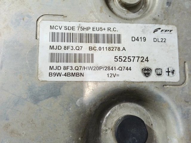 Řídící jednotka 55257724, MJD8F3Q7   Fiat Fiorino 2013