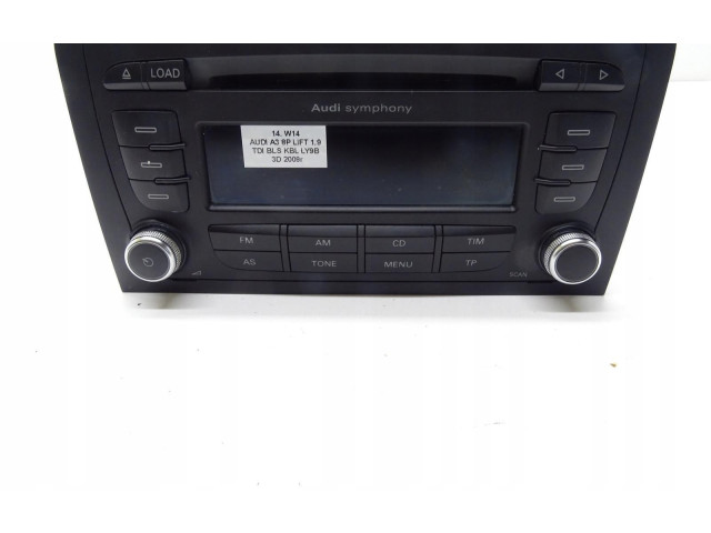 Радио/ проигрыватель CD/DVD / навигация 8P0035195M   Audi A3 S3 A3 Sportback 8P  