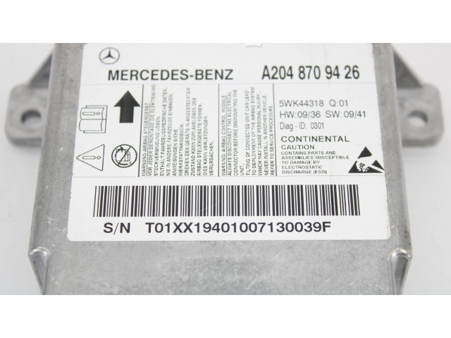 Блок подушек безопасности A2048709426   Mercedes-Benz CLK AMG A208 C208