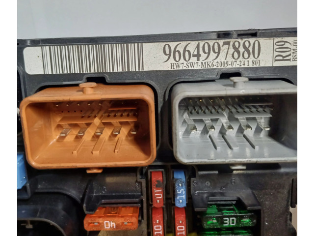Pojistková skříňka Řídící jednotka BSM 9664997880, BSMR0900   Peugeot 207 2009