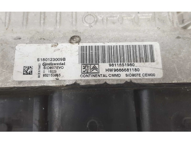 Řídící jednotka 9811651980, 1610808380   Peugeot 308 2015