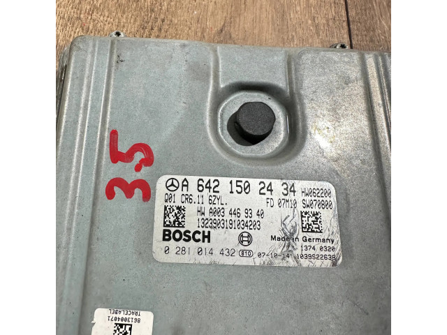 Řídící jednotka A6421502434, 0281014432   Mercedes-Benz C W204 2011