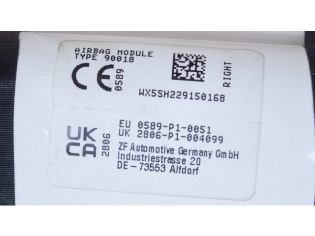 Боковая подушка безопасности 985P05SH0A   Nissan Leaf II (ZE1)