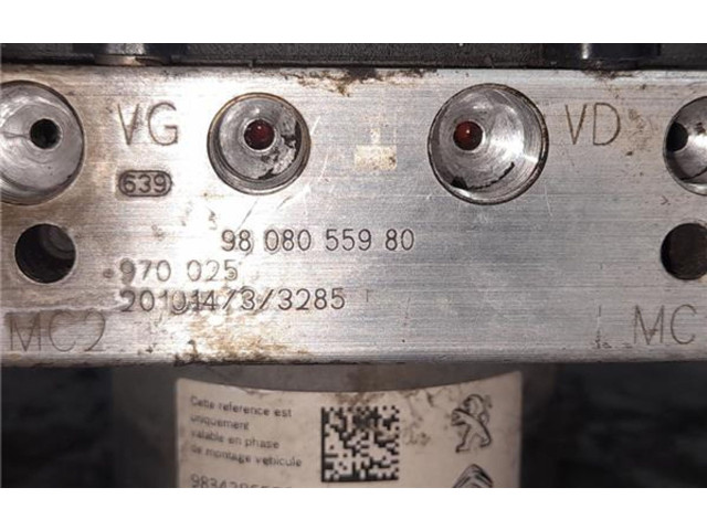 Jednotka ABS 9808055980, 9834286580   Peugeot Rifter 2018