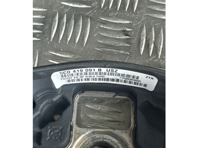 Руль Volkswagen Tiguan  2007 - 2016 года 5C0419091B, 5K0959542      