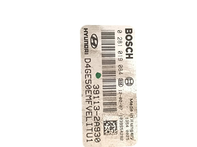 Řídící jednotka 0281019084, 391132A930   Hyundai i30 2013