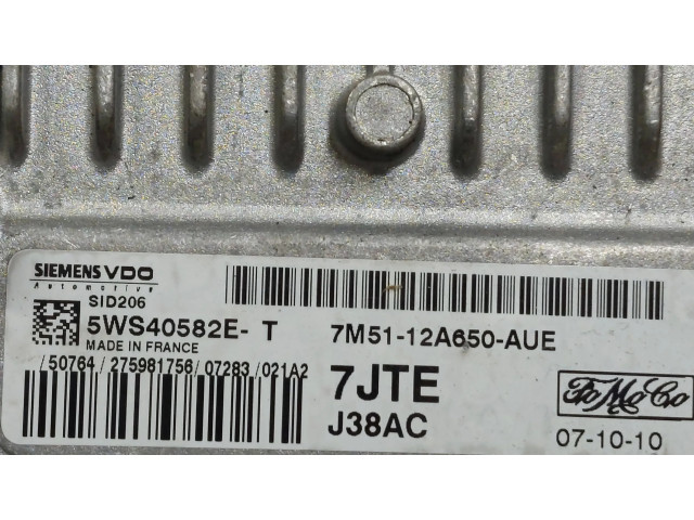 Řídící jednotka 7M5112A650AUE, J38AC   Ford Focus 2008