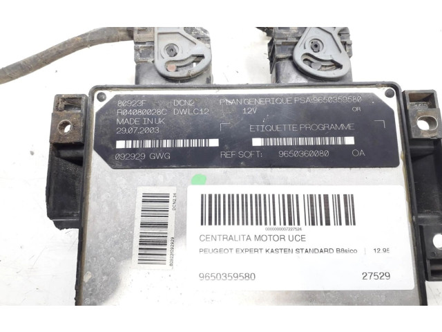Řídící jednotka 9650359580   Peugeot Expert 