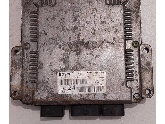 Řídící jednotka 0281011522, 9640938180   Peugeot 807 2004