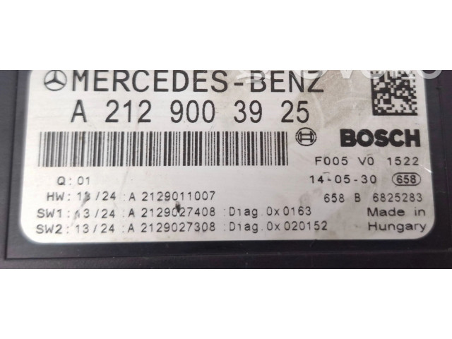 Блок предохранителей A2129003925   Mercedes-Benz E W212    