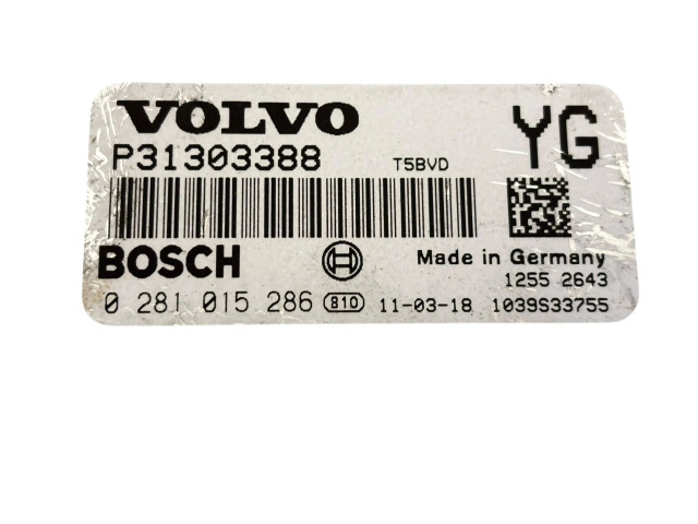 Řídící jednotka P31303388, 0281015286   Volvo V70 2011