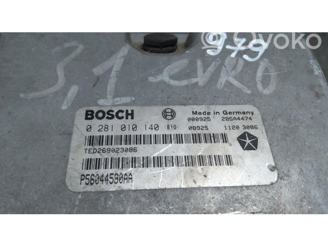 Řídící jednotka 0281010140, P56044590AA   Chrysler Voyager 2002