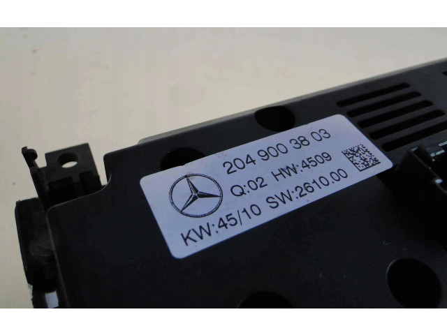 Блок управления климат-контролем A2049003803, A2186807307   Mercedes-Benz CLS C218 X218