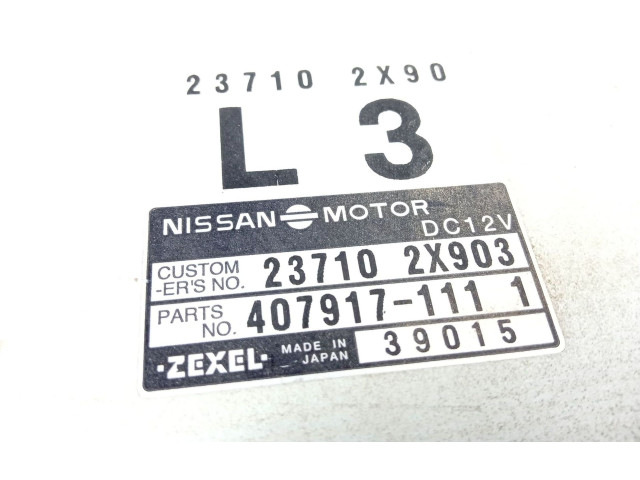 Řídící jednotka 237102X903   Nissan Terrano 2004