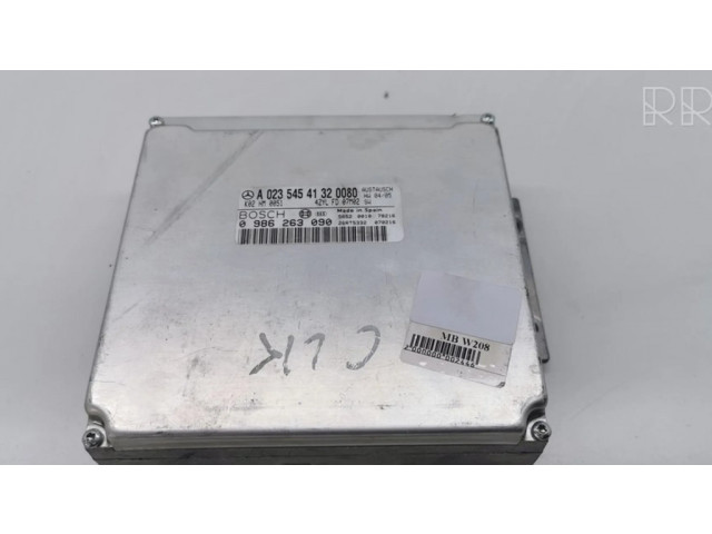 Блок управления двигателя A0235454132, 0986263090   Mercedes-Benz SLK R170