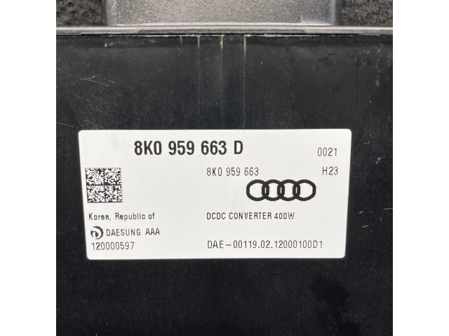 Блок управления 8K0959663D, 8K0959663   Audi A6 S6 C7 4G