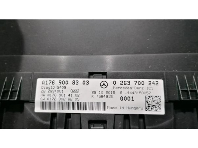 Přístrojová deska  Mercedes-Benz A W176 2015 A1769008303  