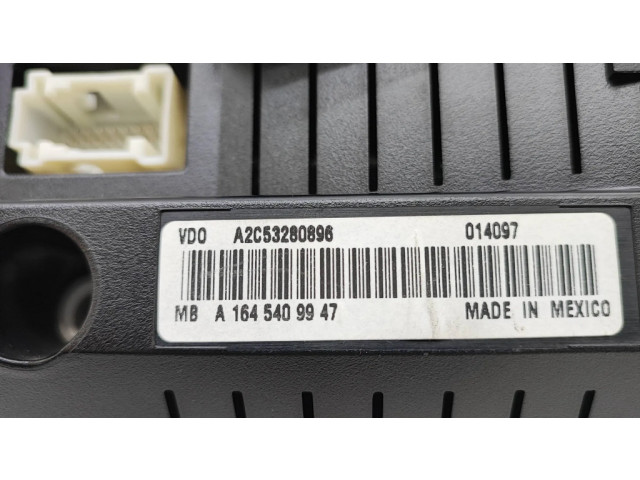 Přístrojová deska  Mercedes-Benz ML W164 2008 A1645409947  