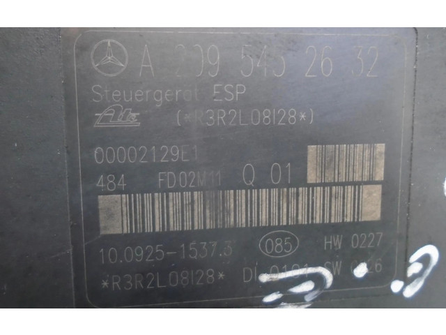 Блок управления АБС 10092515373   Mercedes-Benz CLK A209 C209