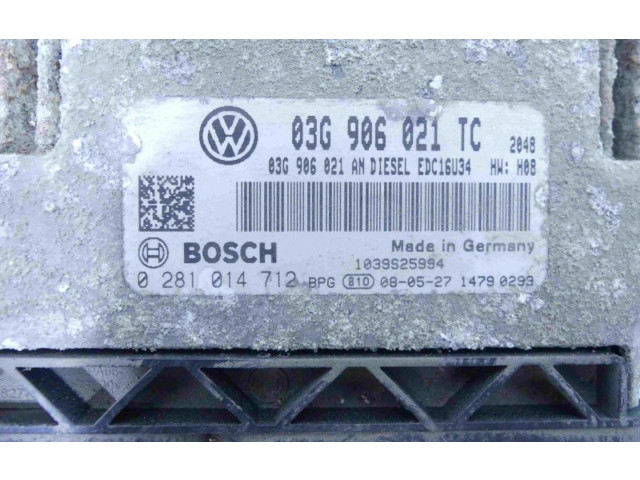 Řídící jednotka 0281014712, IMPRK997823   Skoda Octavia Mk2 (1Z) 2008