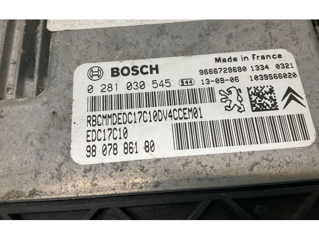 Řídící jednotka 9666729680, 9807886180   Peugeot 208 2014
