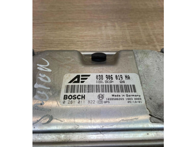 Řídící jednotka 038906019NA, 0281011822   Volkswagen Sharan 2001