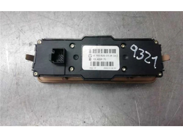 Блок управления климат-контролем A1638200306, A1638200306   Mercedes-Benz ML W163