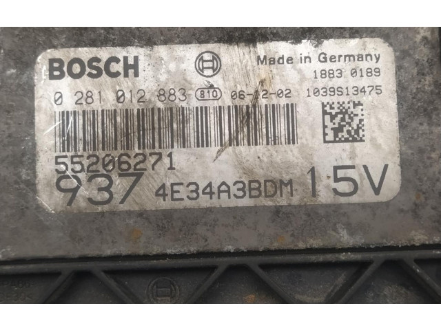Блок управления двигателем ECU 0281012883    Alfa Romeo GT 1963 - 1977 года