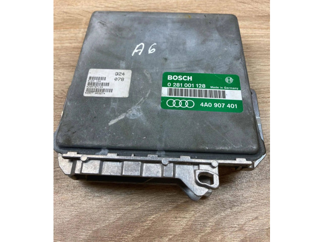 Řídící jednotka 4A0907401, 0281001128   Audi 100 S4 C4 1990