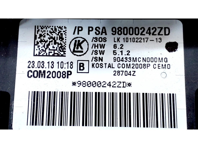 Подрулевой переключатель 98000242ZD   Citroen DS5
