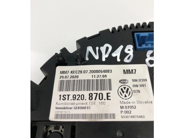 Přístrojová deska  Skoda Citigo 2019 1ST920870E  