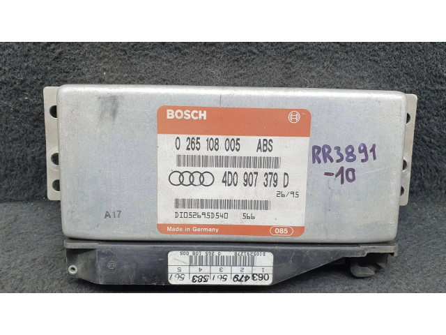 Блок управления АБС 4D0907379D, 0265108005   Audi A8 S8 D2 4D