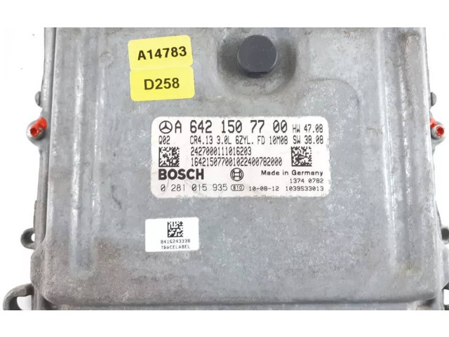 Řídící jednotka A6421507700, 0281015935   Mercedes-Benz GL X164 2009