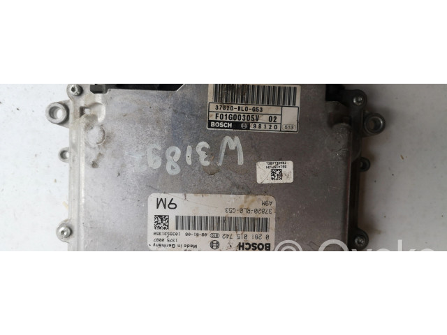 Комплект блоков управления 0281015742, 0281015742 37820-RL0-G53   Honda Accord