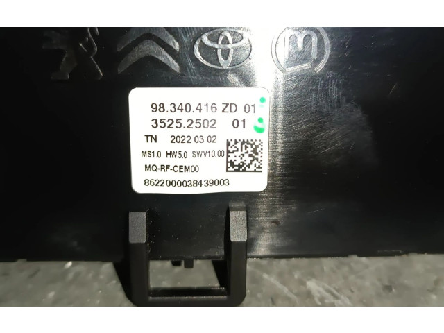 Блок управления климат-контролем 98340416ZD   Peugeot Partner
