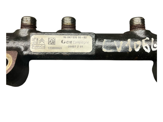 Vstřikovací lišta 9664111780, 968475308002   Peugeot 3008 I     