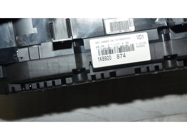 Панель приборов 1K8920874   Volkswagen Scirocco       