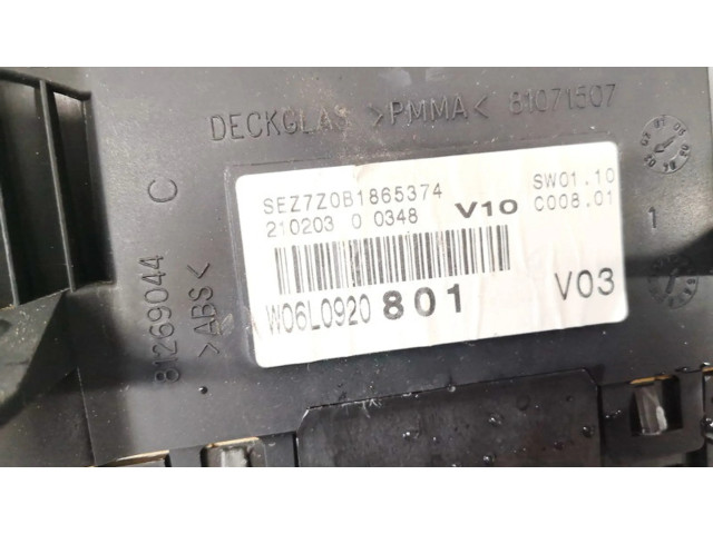 Přístrojová deska  Seat Cordoba (6L) 2003 w06l0920801, 81269044  