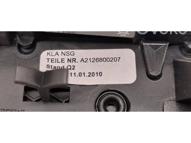 Блок управления климат-контролем 2129007704, 2129008908   Mercedes-Benz E W212