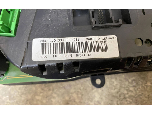Přístrojová deska  Audi A6 S6 C5 4B 2001 4B0919930Q, 110008890021  