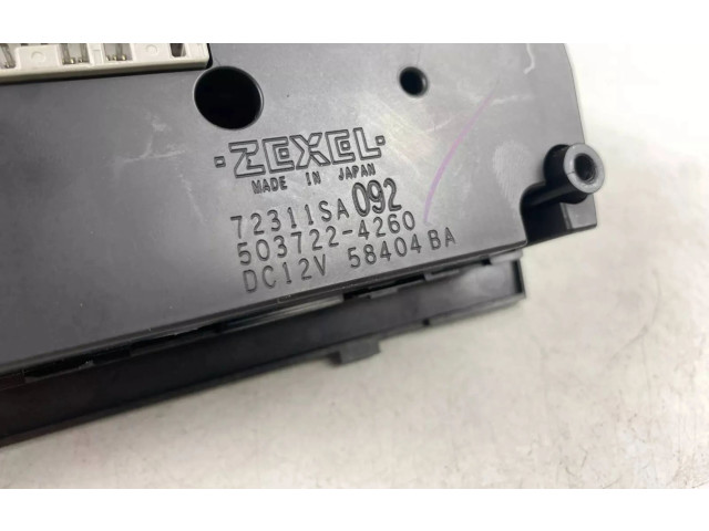 Блок управления климат-контролем 72311SA092   Subaru Forester SG