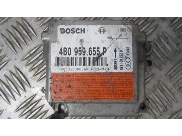 Блок подушек безопасности 4B0959655P, 0285001485   Audi A6 S6 C5 4B