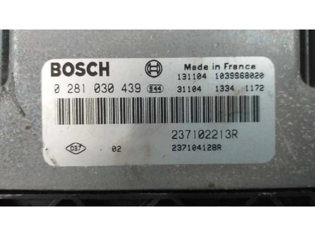 Řídící jednotka 237102213R, 0281030439   Dacia Dokker 2014