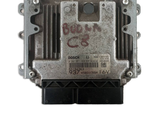 Řídící jednotka 55194363, 456D1CBBA   Alfa Romeo 147 2004