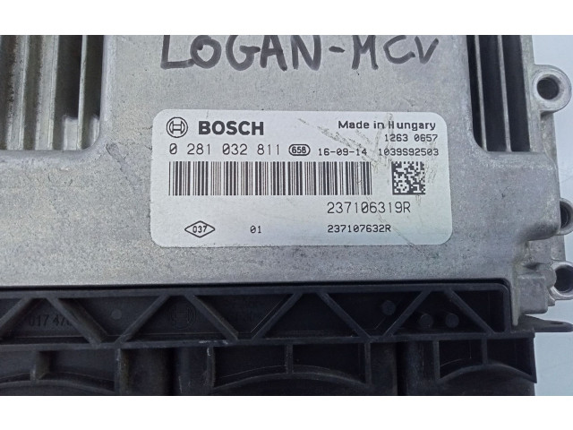 Řídící jednotka 237106319R, 0281032811   Dacia Logan Pick-Up 2016