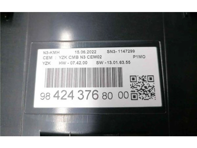 Přístrojová deska  Opel Crossland X 2022 9842437680, 9842437680  