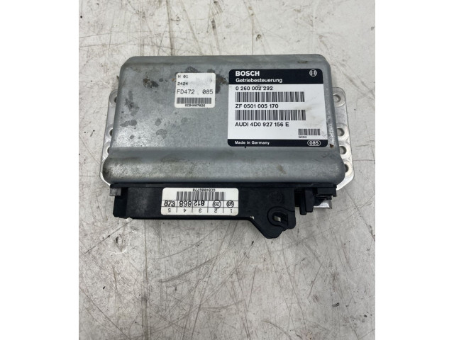Блок управления коробкой передач 4D0927156E   Audi A8 S8 D2 4D