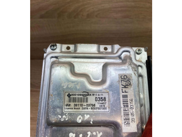 Блок управления двигателем ECU 3910503756, FK76   Hyundai i10