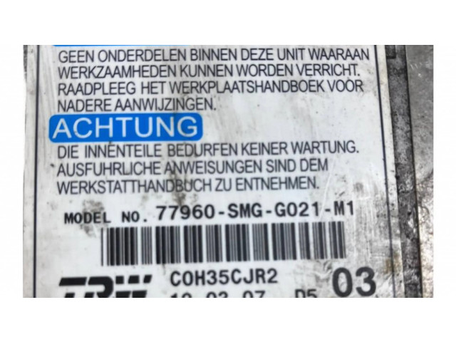 Блок подушек безопасности 77960SMGG021M1   Honda Civic
