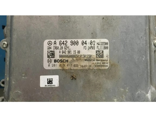Řídící jednotka A6429000401, 0281019417   Mercedes-Benz ML W166 2015